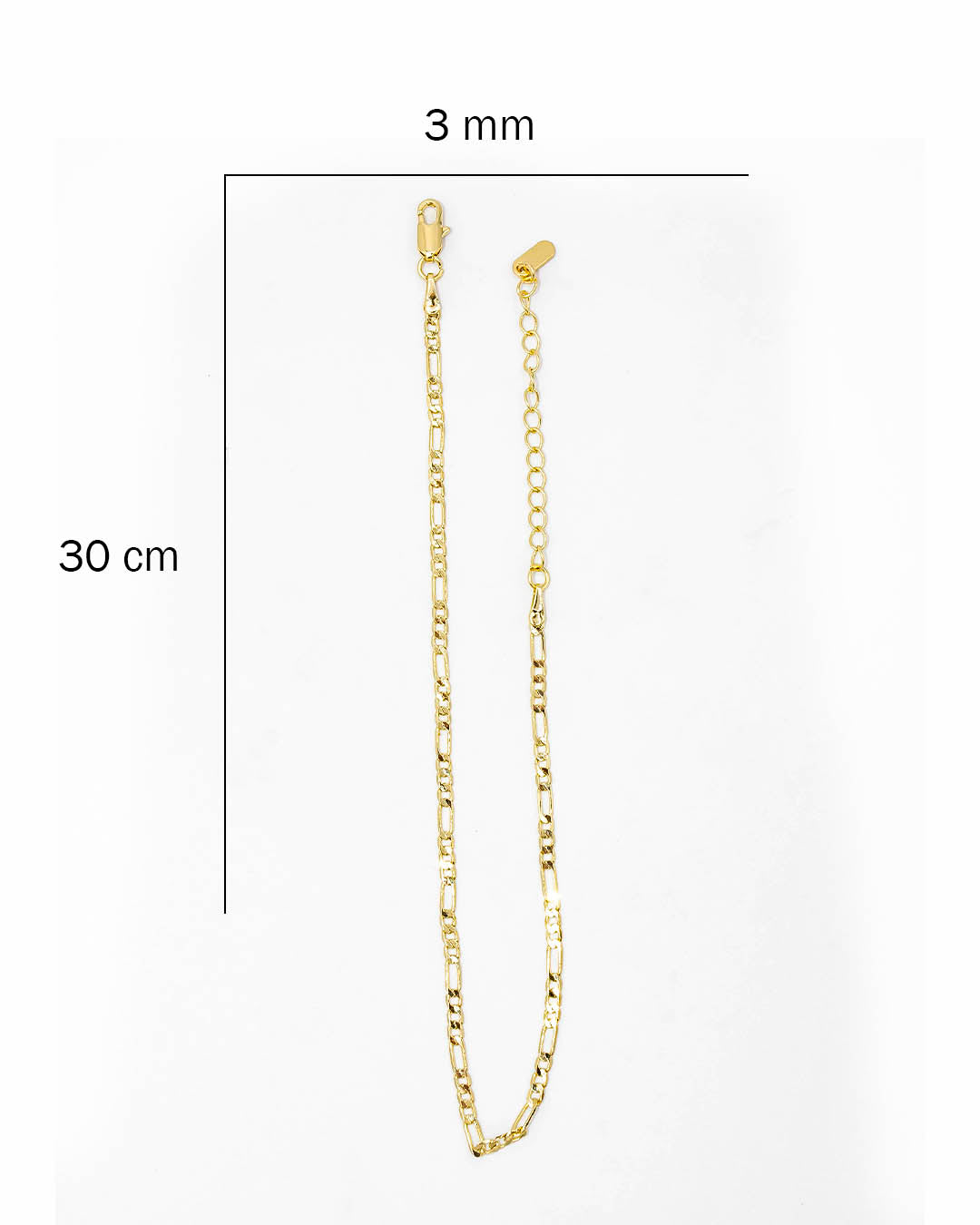 Tobillera tejido 3x1 lisa