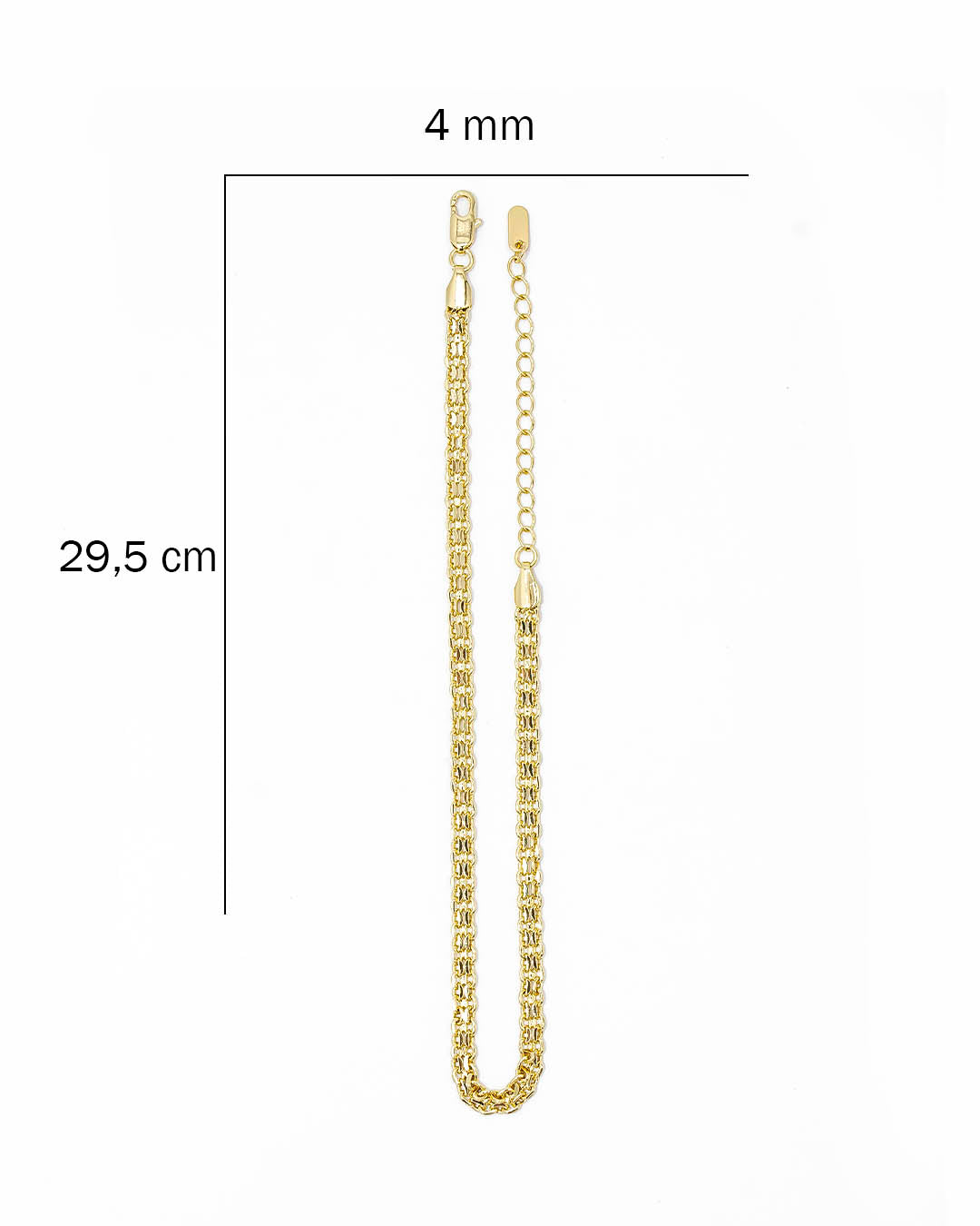 Tobillera tejido doble olímpico