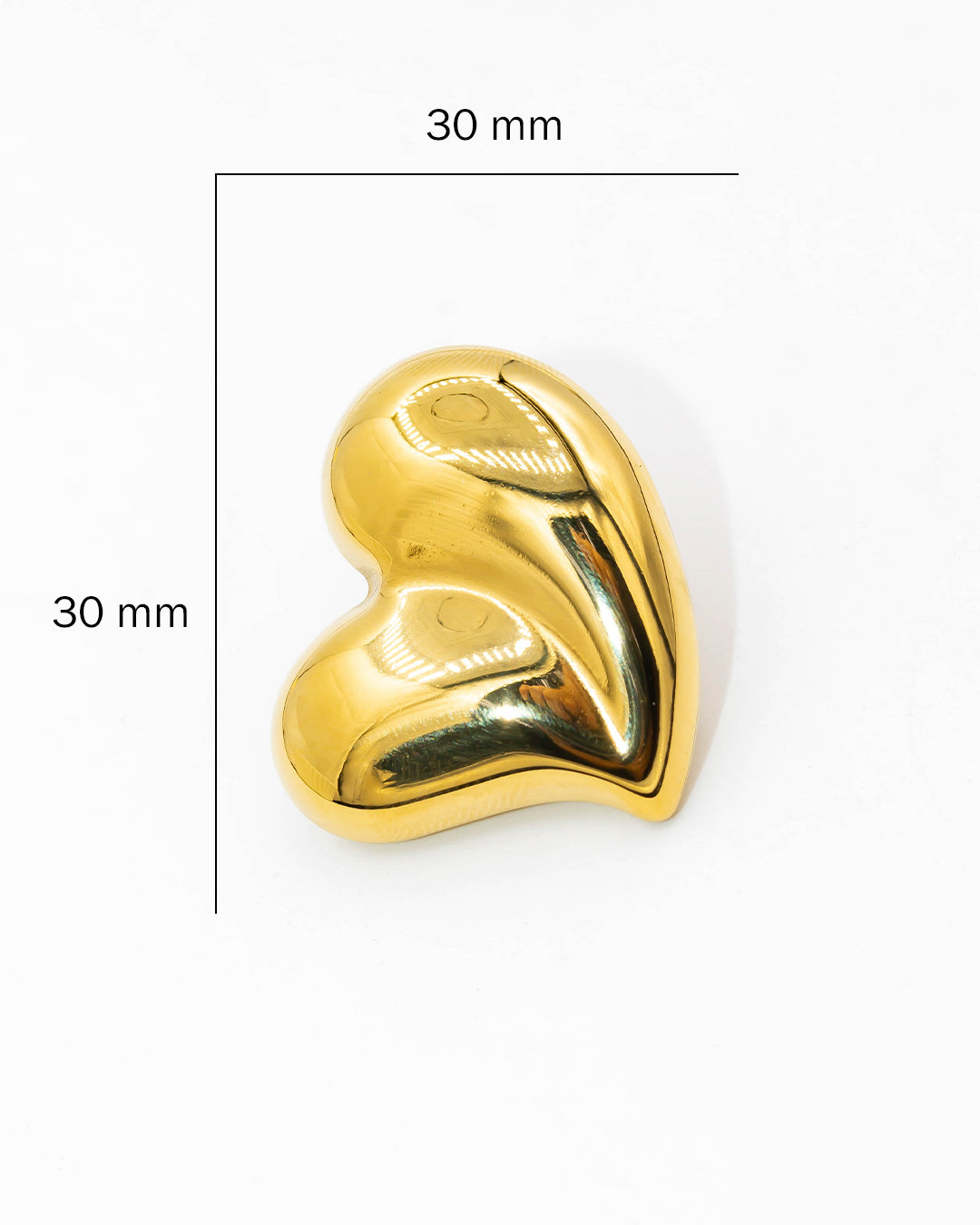 Topo corazón ladeado