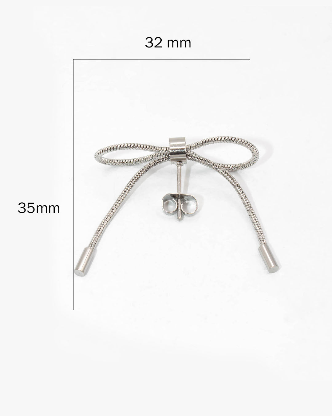 Topo moño tejido cola de ratón