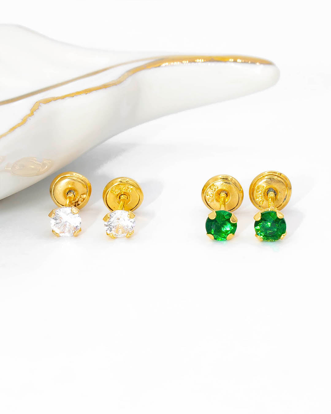 Oro laminado topo redondo pequeño