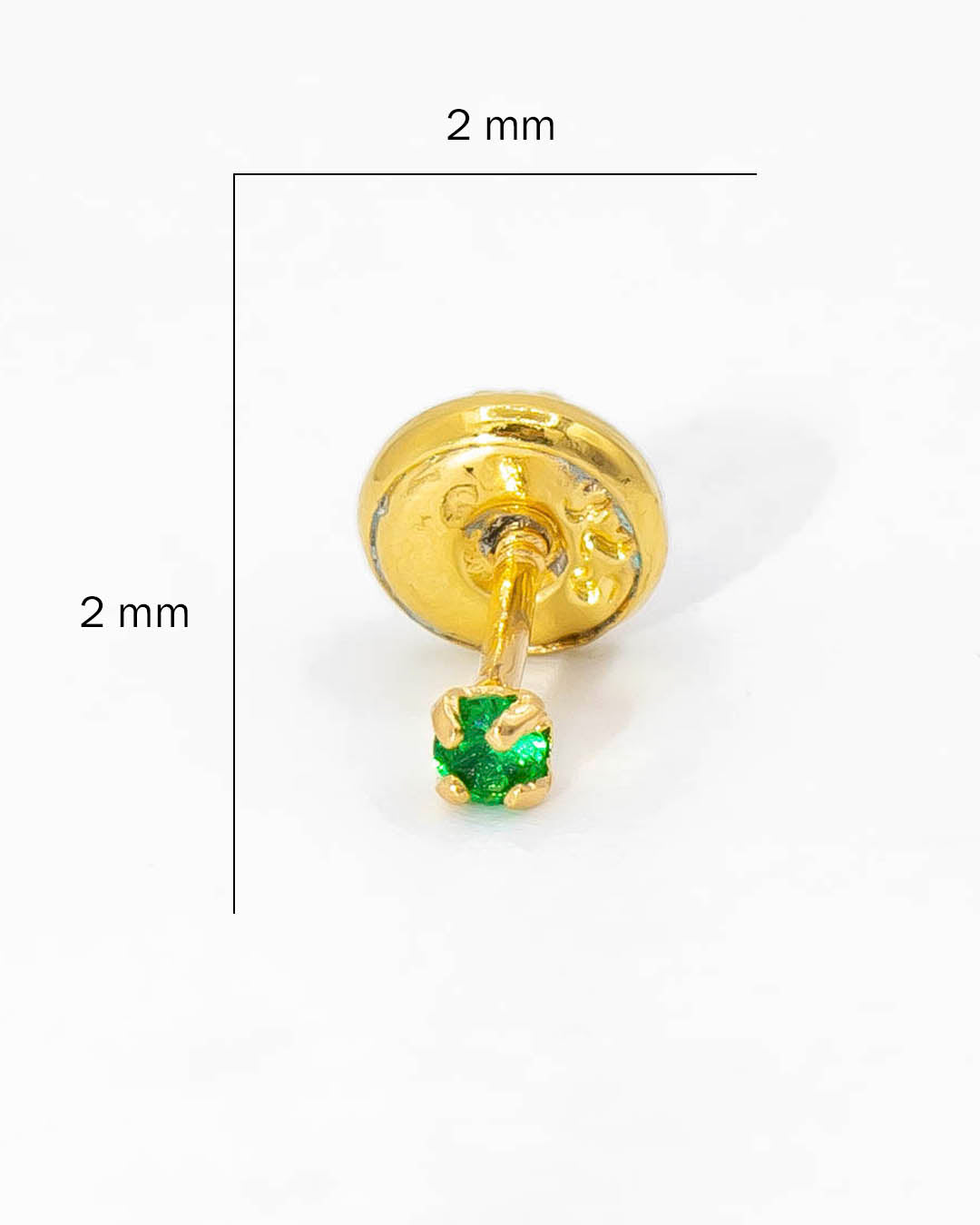 Oro laminado topo redondo mini