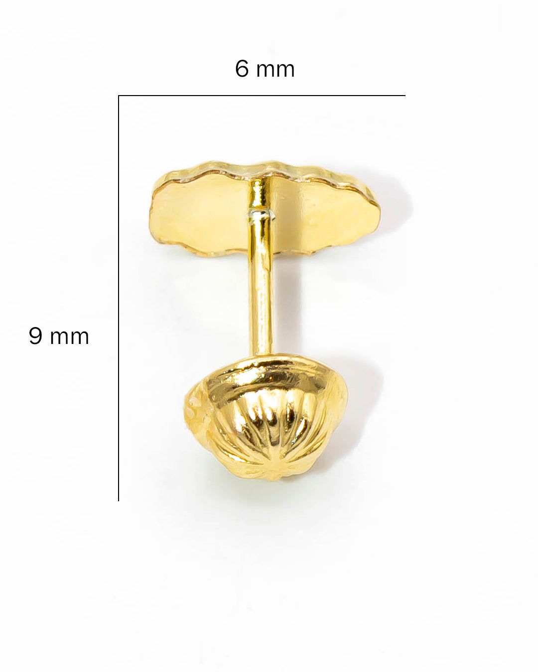 Oro laminado topo virgen de Guadalupe