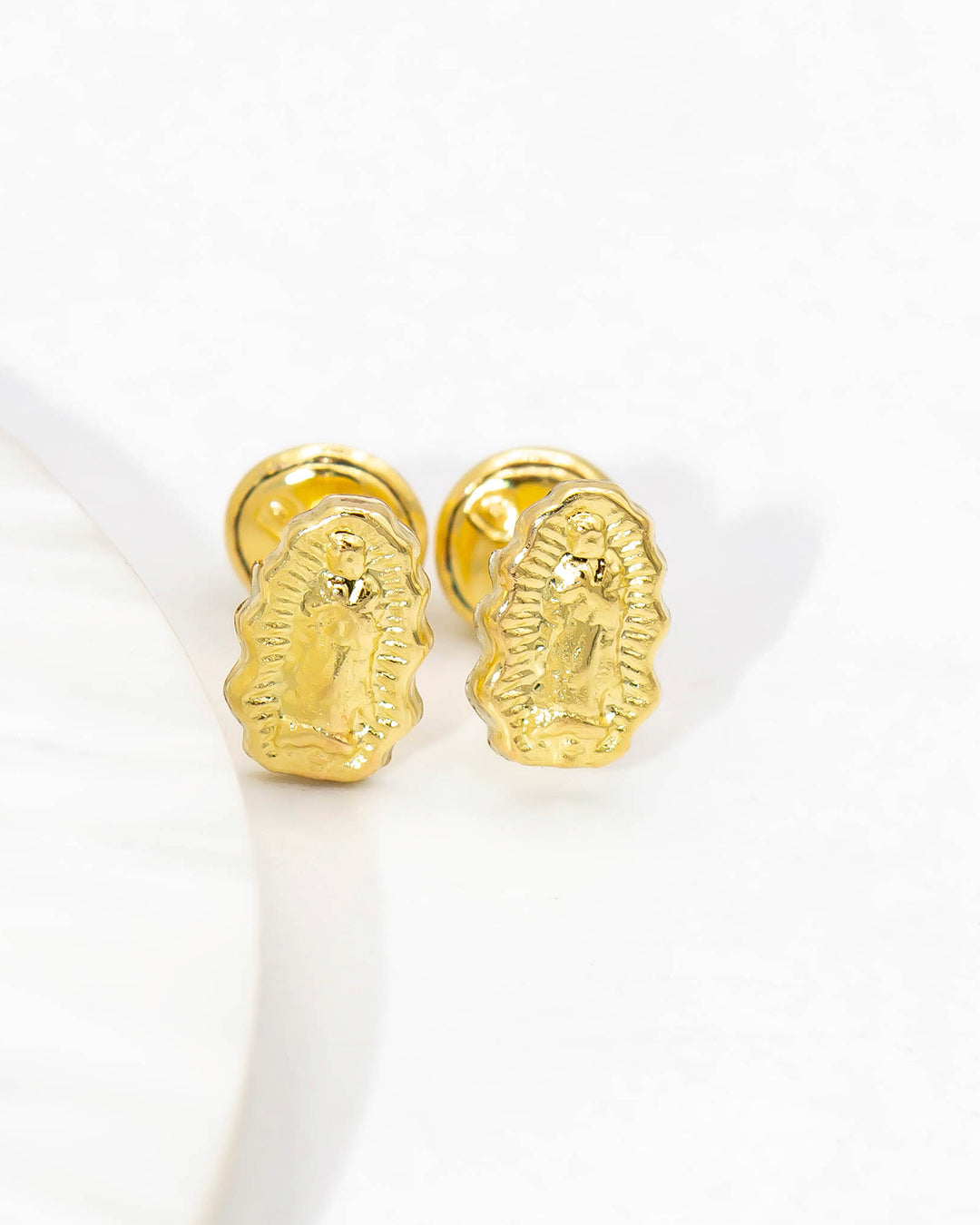 Oro laminado topo virgen de Guadalupe