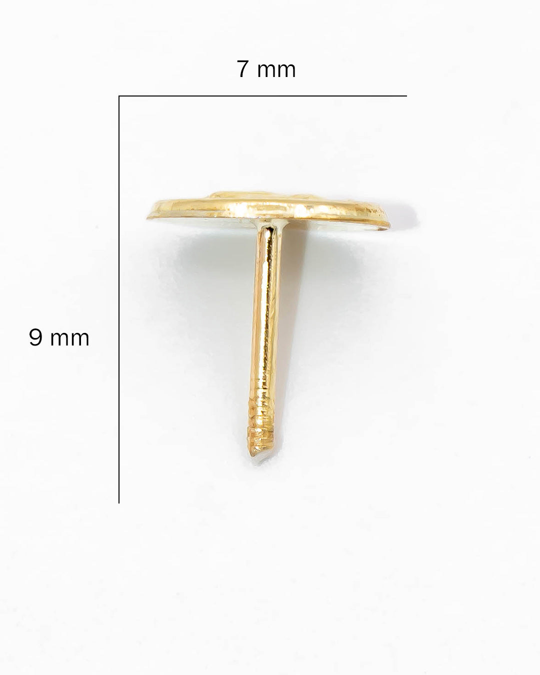 Oro laminado topo virgen de Guadalupe