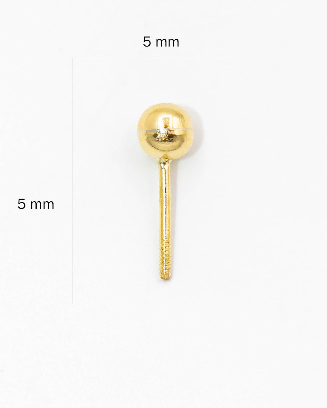 Oro laminado topo balín