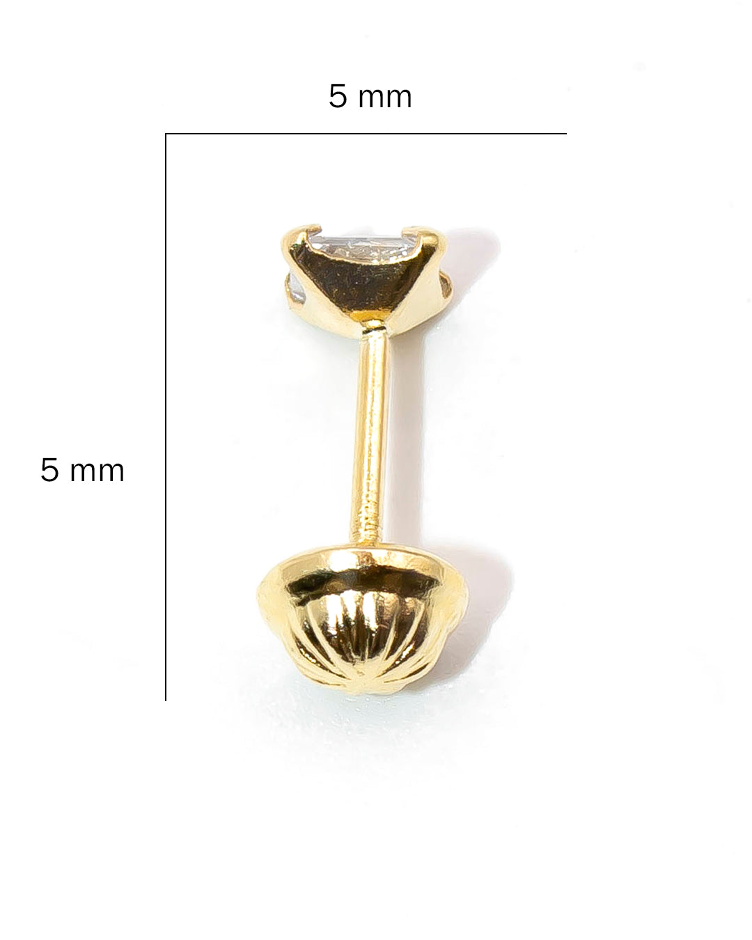 Oro laminado topo circón