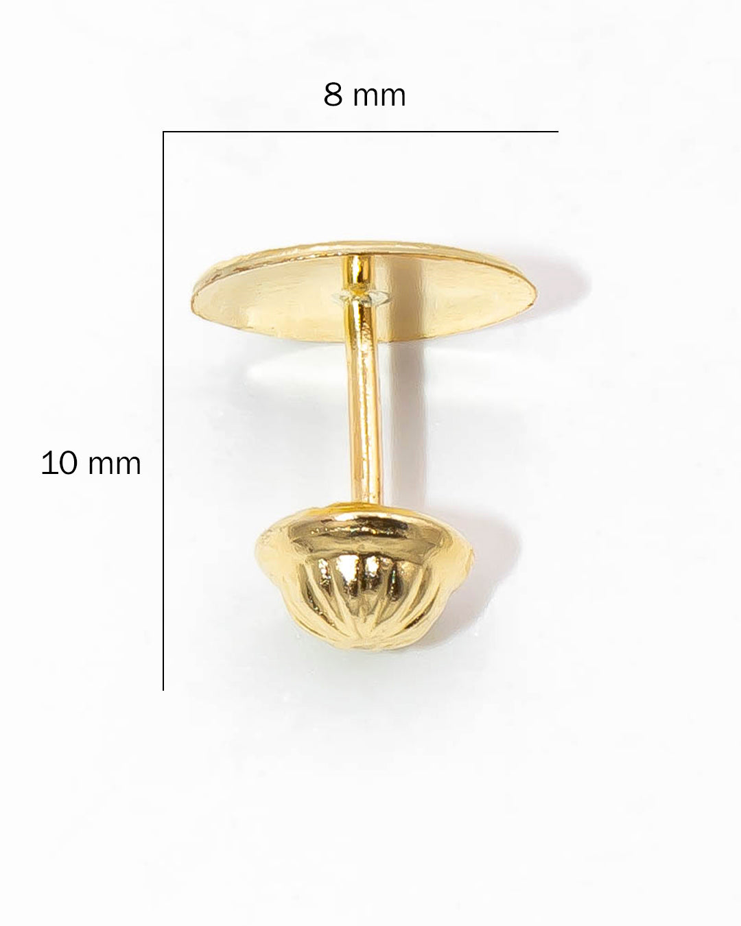 Oro laminado topo virgen de Guadalupe