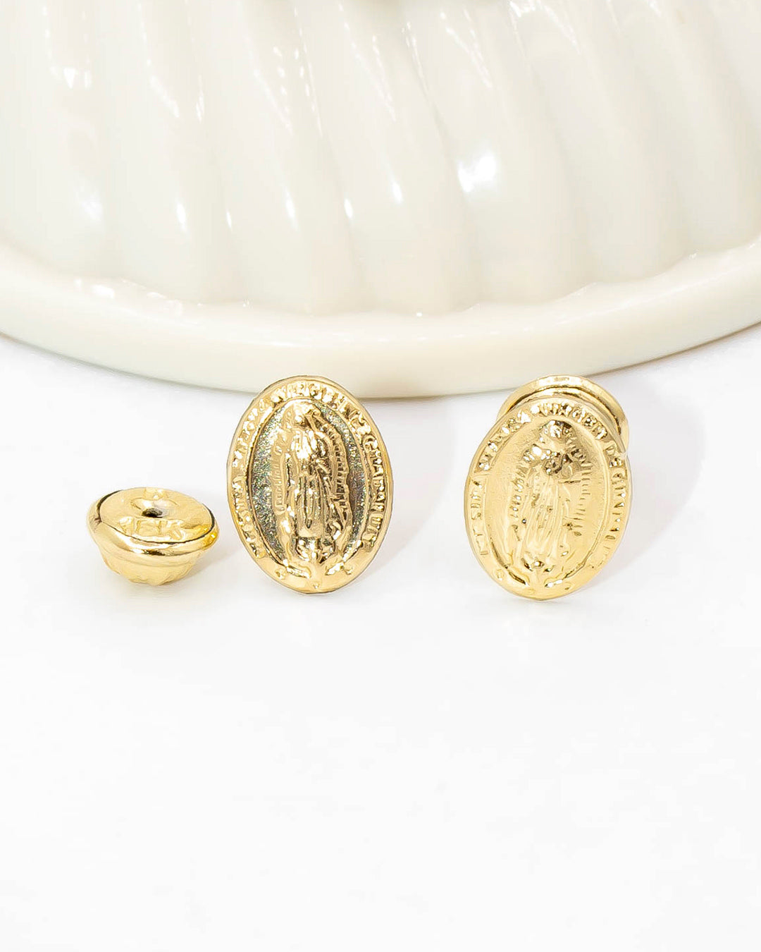 Oro laminado topo virgen de Guadalupe