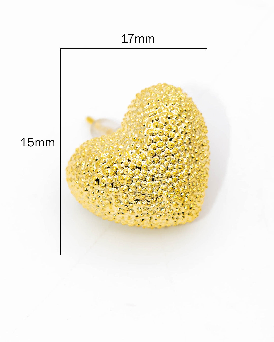 Topo escarchado corazón