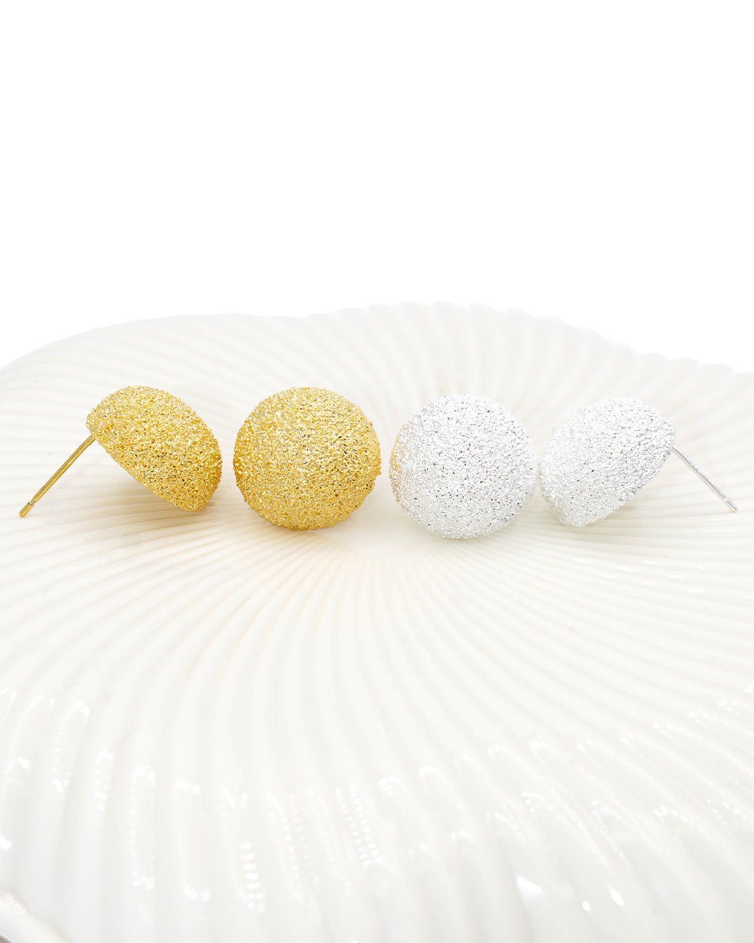 Topo escarchado redondo 16mm