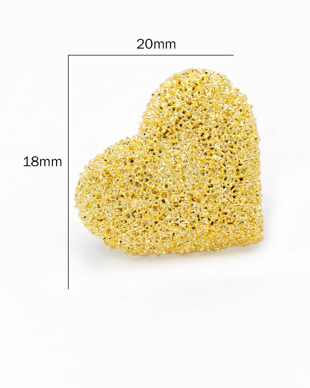 Topo escarchado corazón