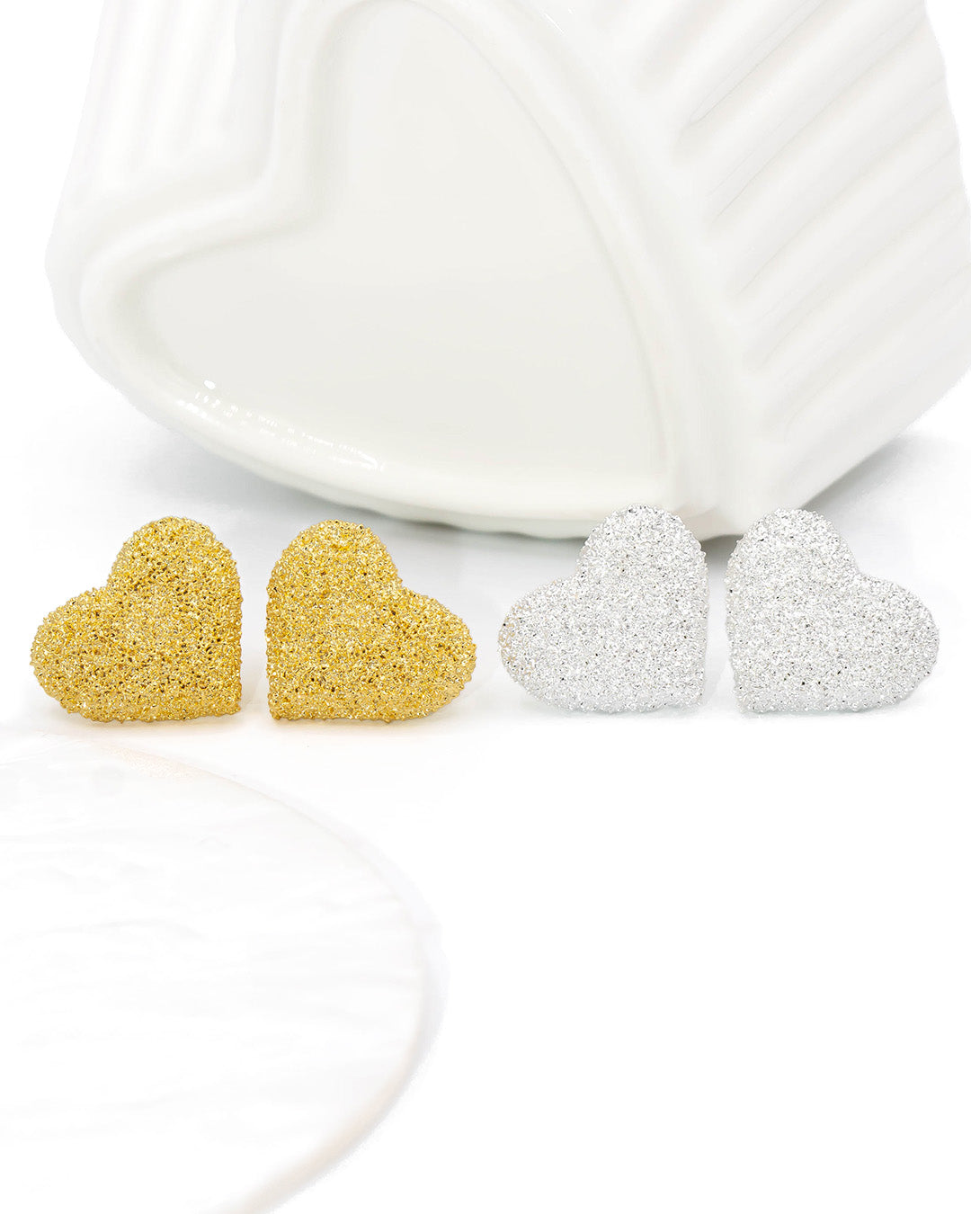 Topo escarchado corazón