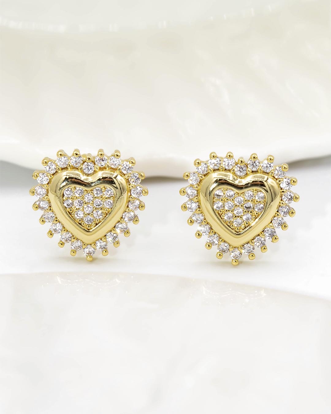 Topo corazones circón