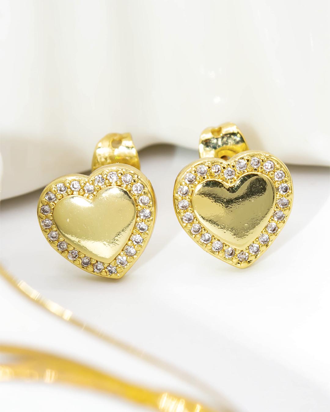 Topo corazón circón