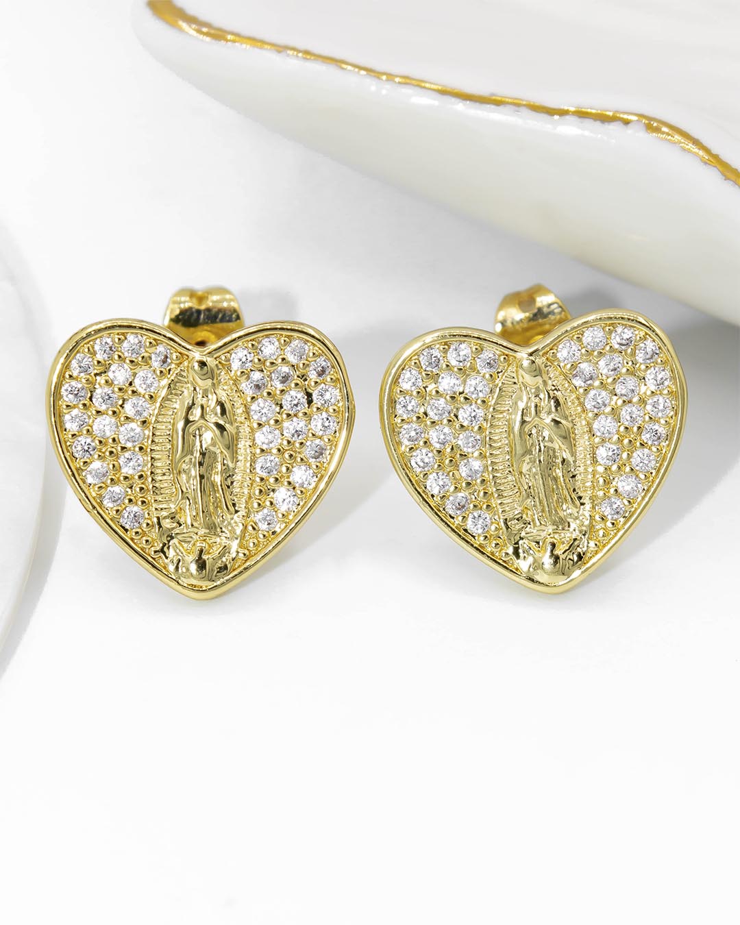 Topo corazón virgen guadalupe