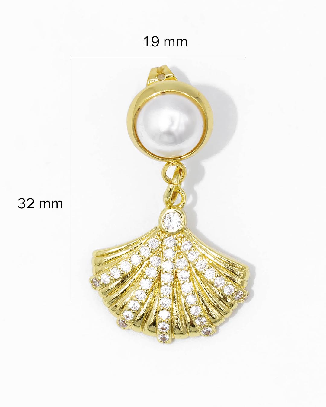 Topo concha con perla