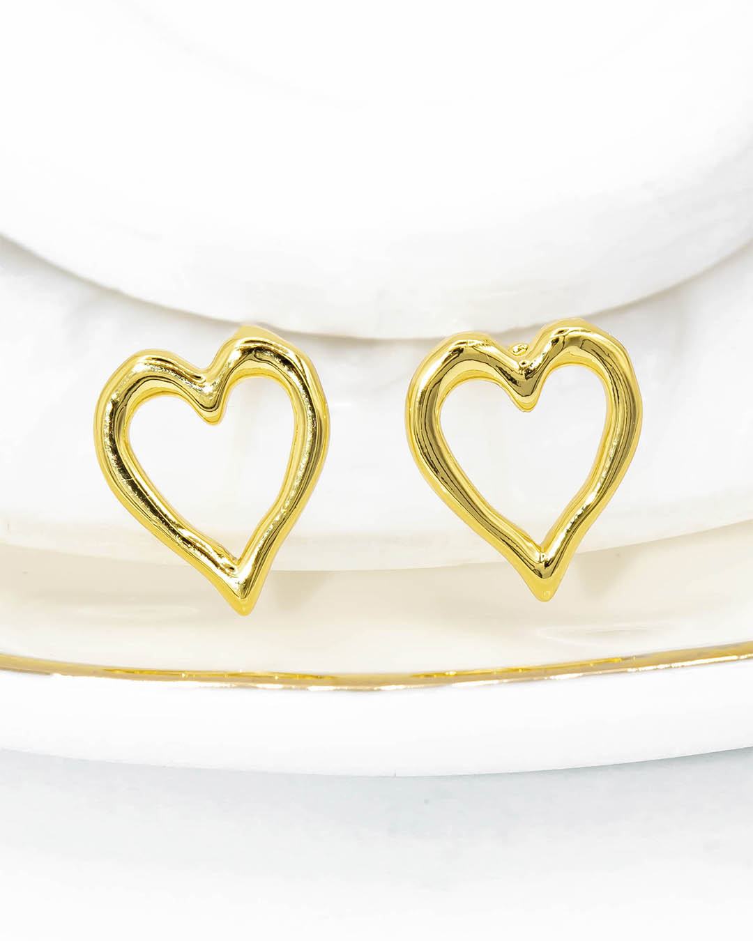 Topo corazón silueta
