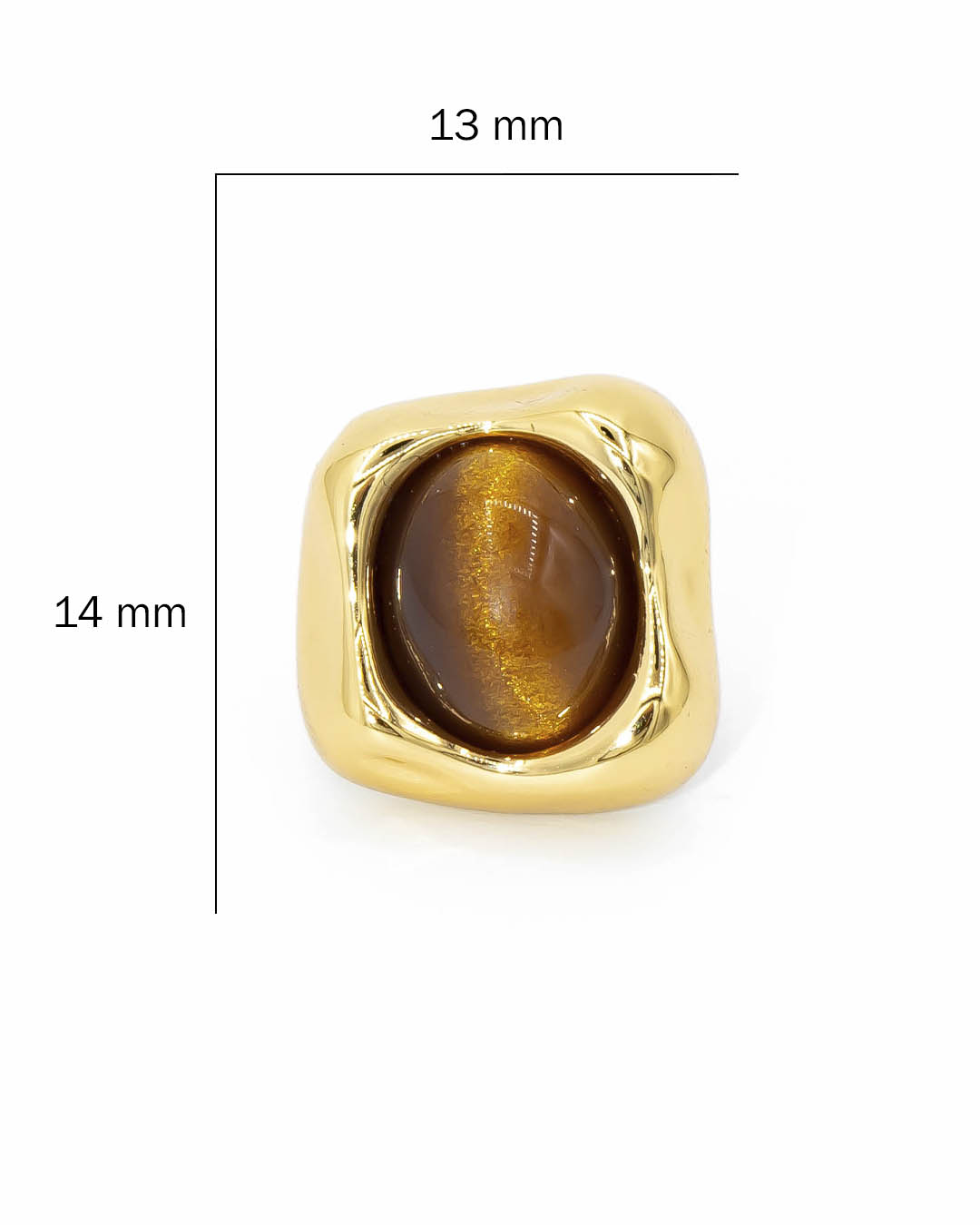 Topo cuadrado abstracto cafe