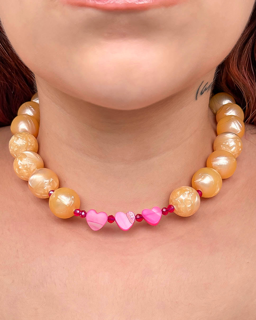 VALGATA collar perla ábaco