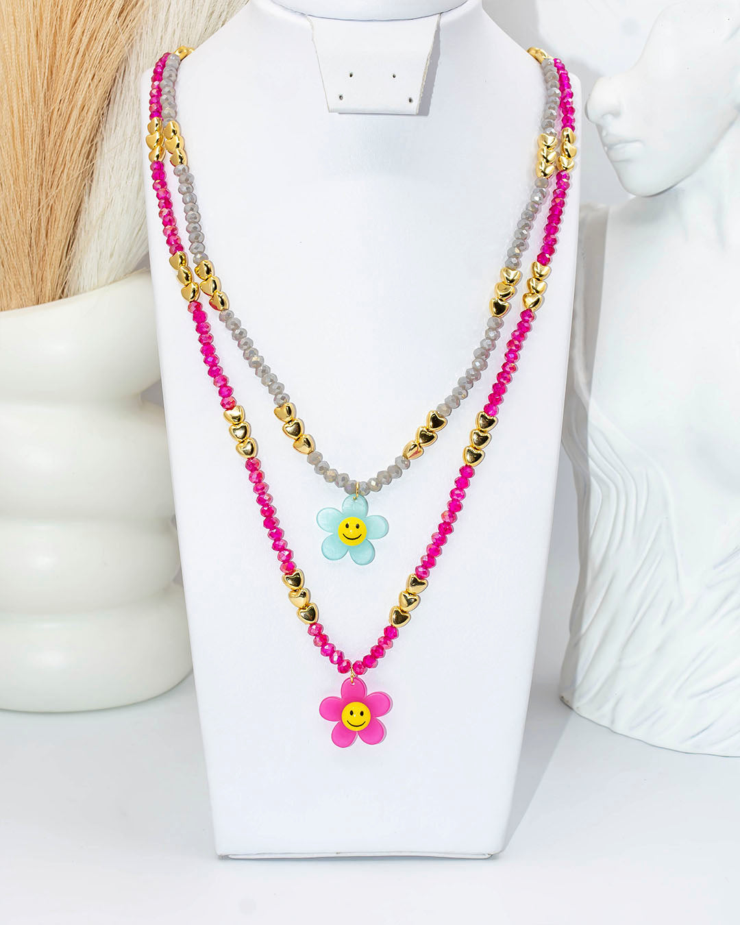 VALGATA collar largo flor