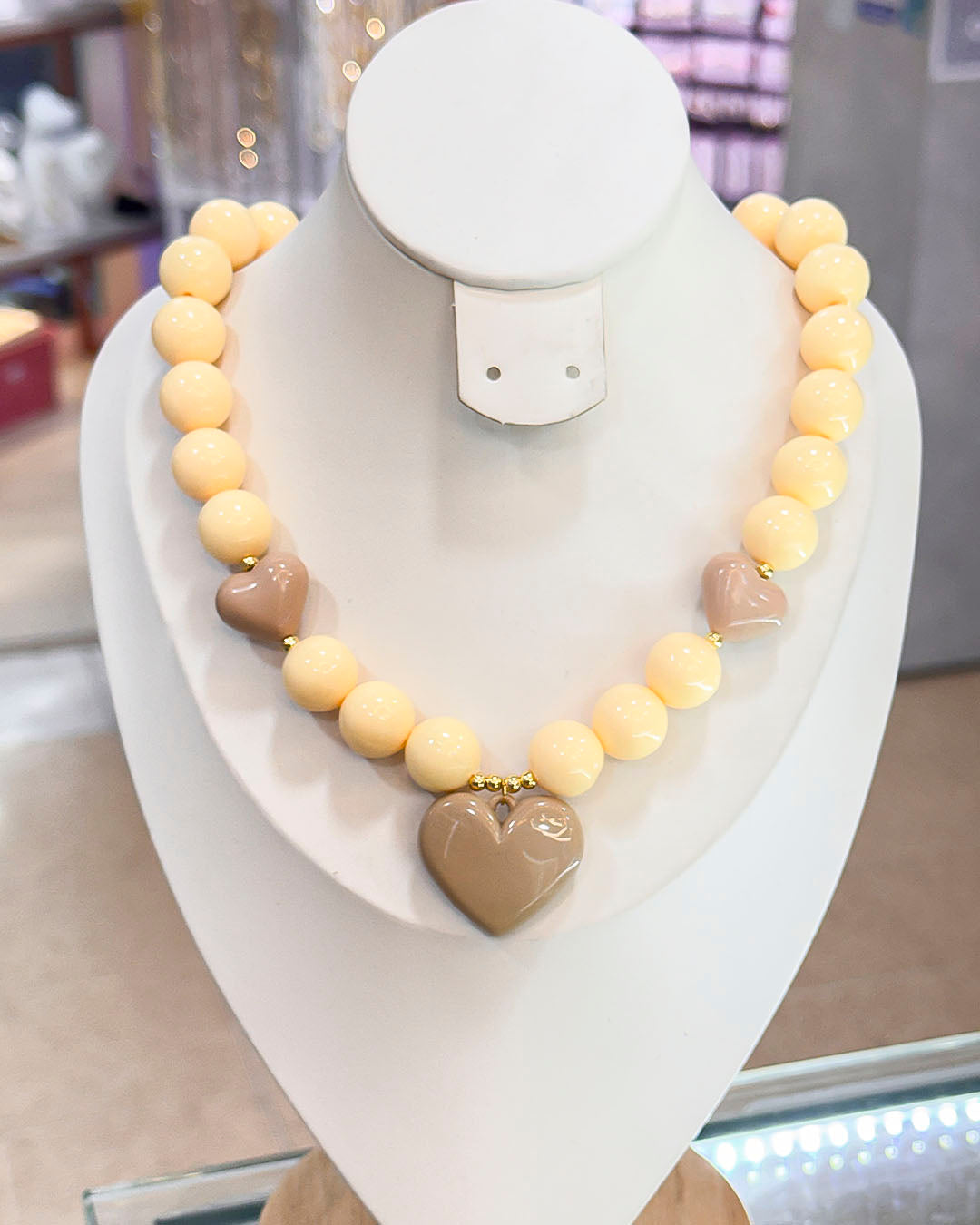VALGATA collar ábaco corazón
