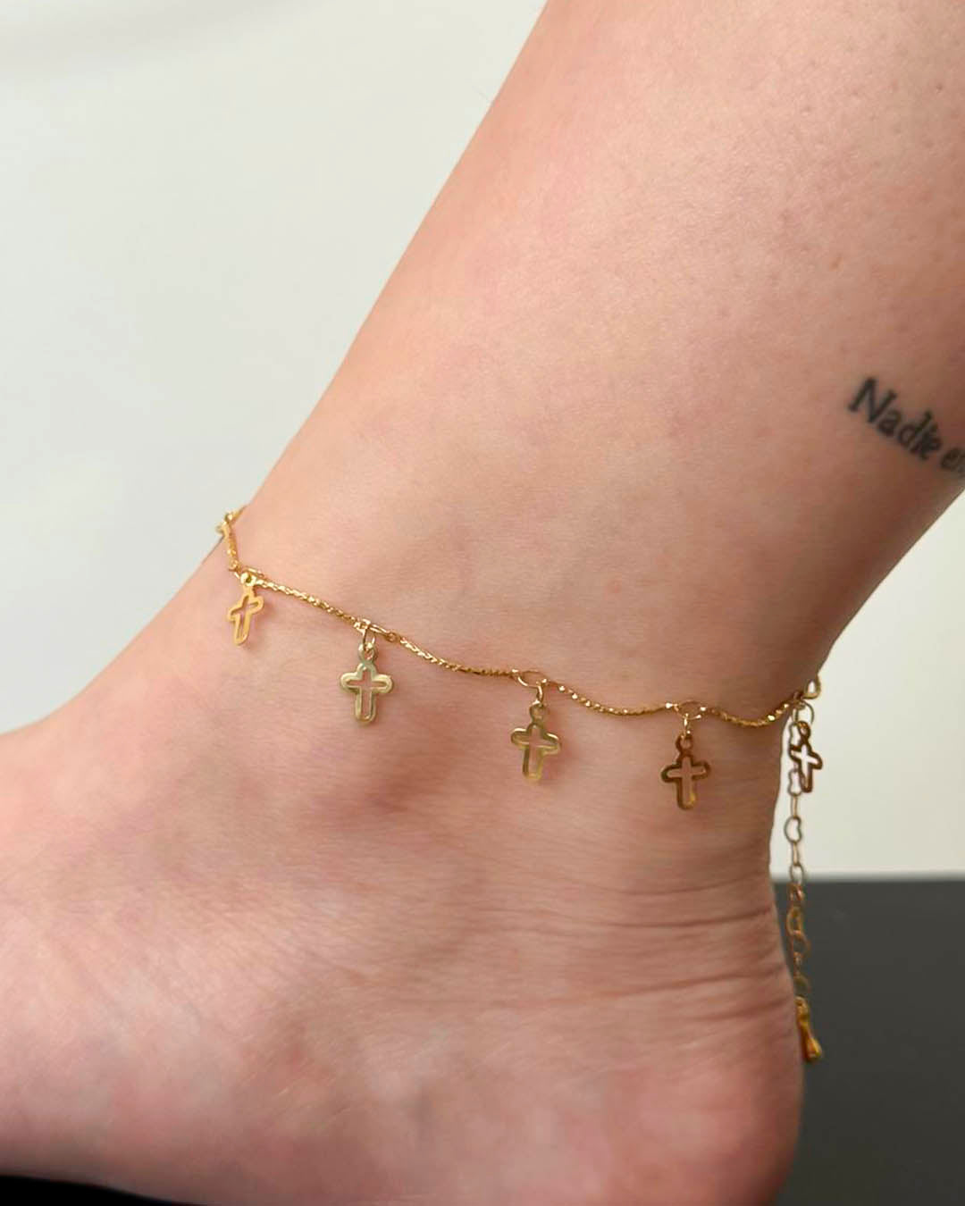 VALGATA tobillera cruz