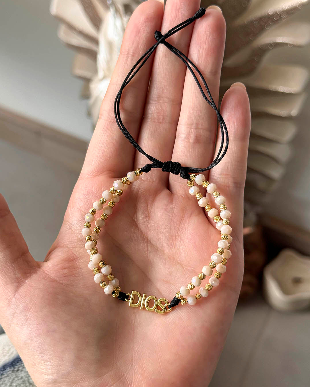 VALGATA pulsera murano dije Dios