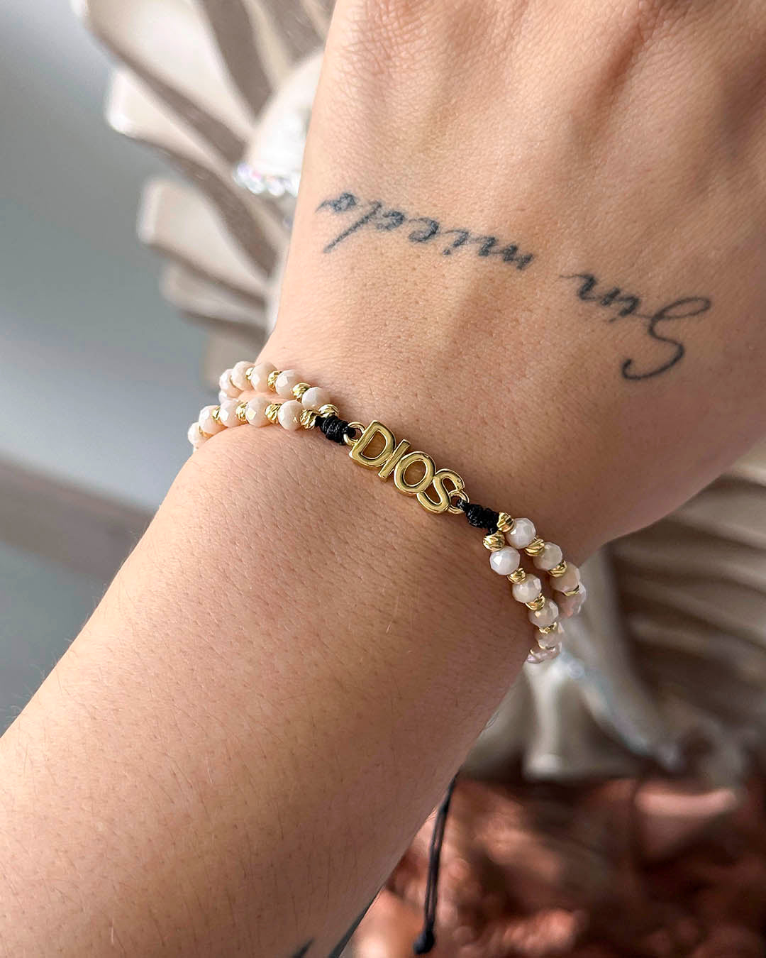 VALGATA pulsera murano dije Dios