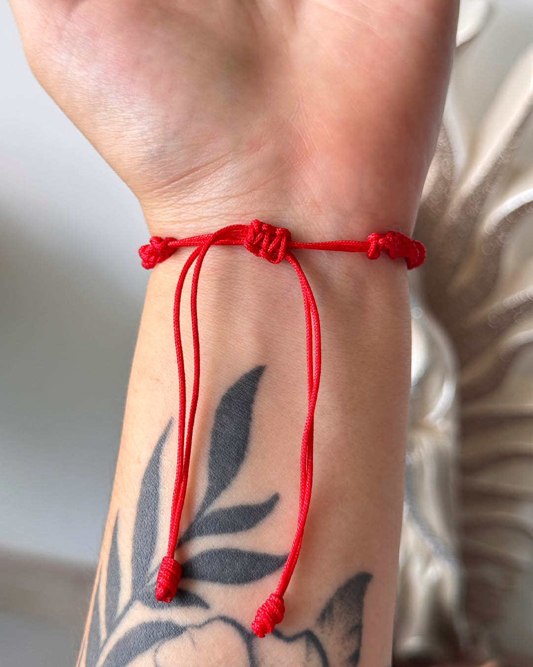 VALGATA pulsera trenzada roja corazón