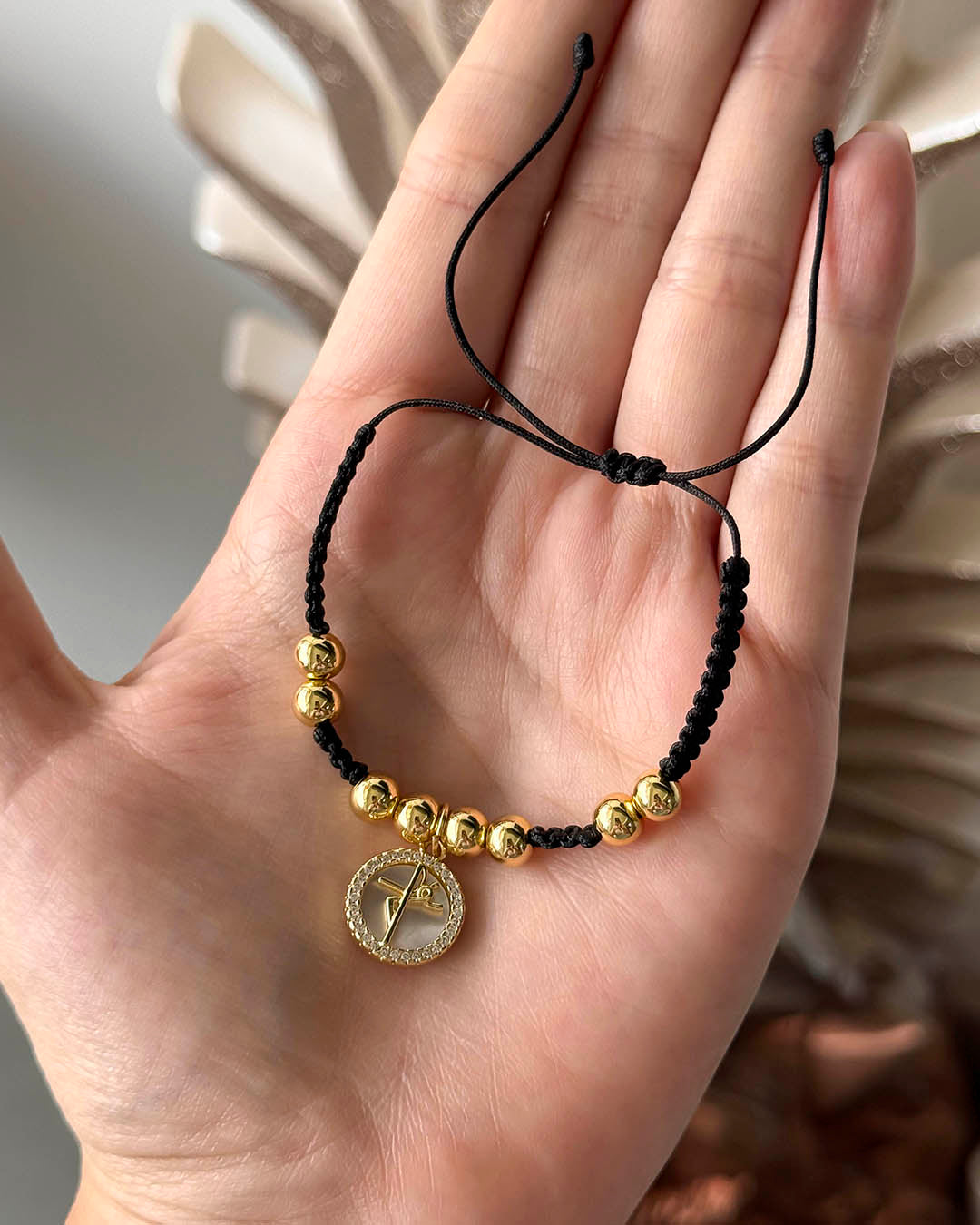 VALGATA pulsera tejida dije y balín