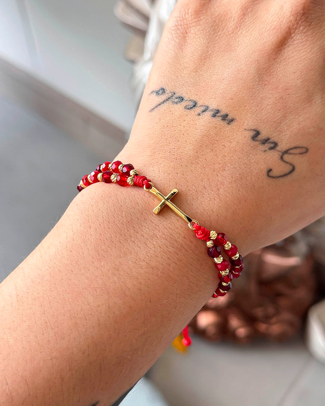 VALGATA pulsera murano cruz