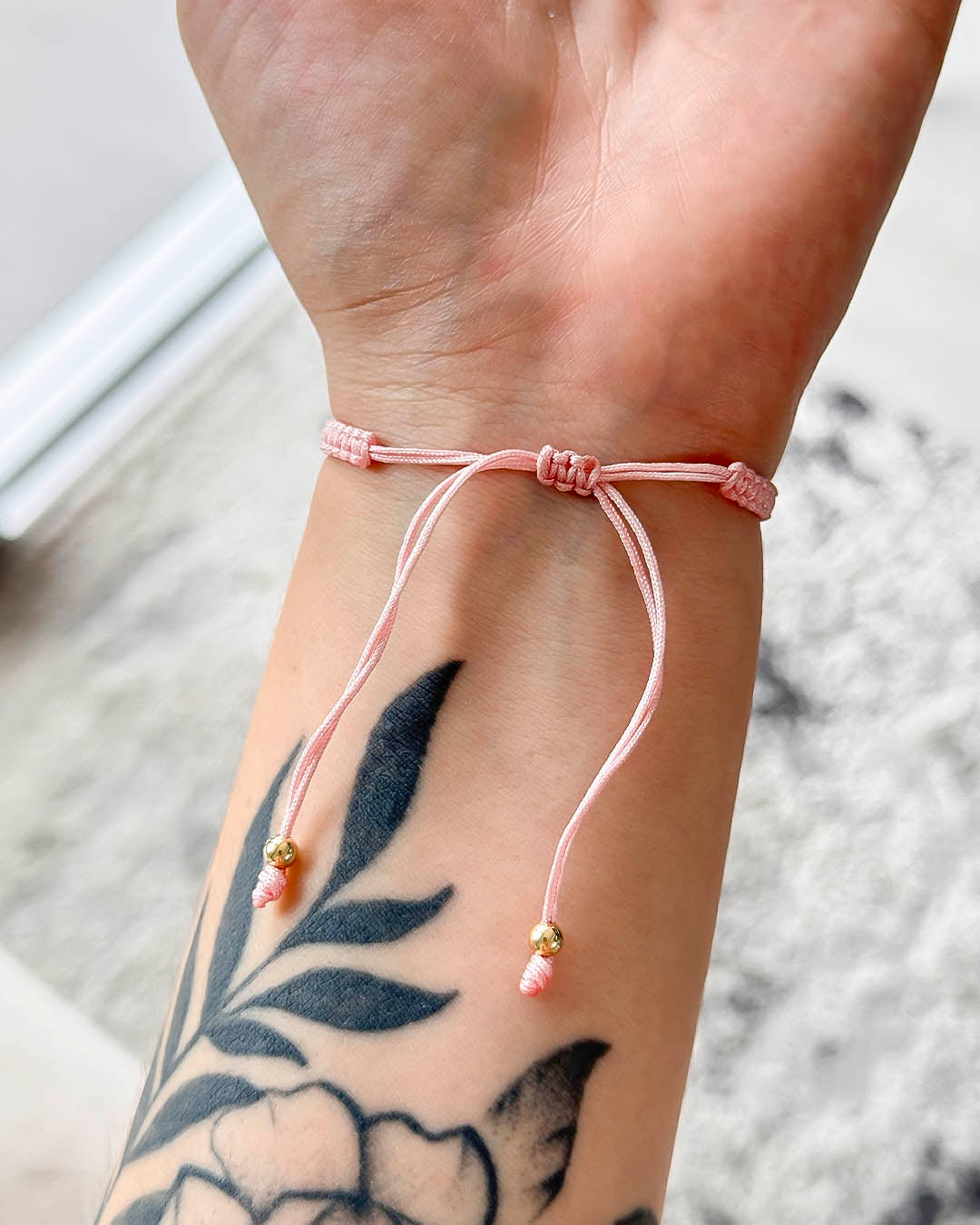 VALGATA pulsera trébol rosa laminado
