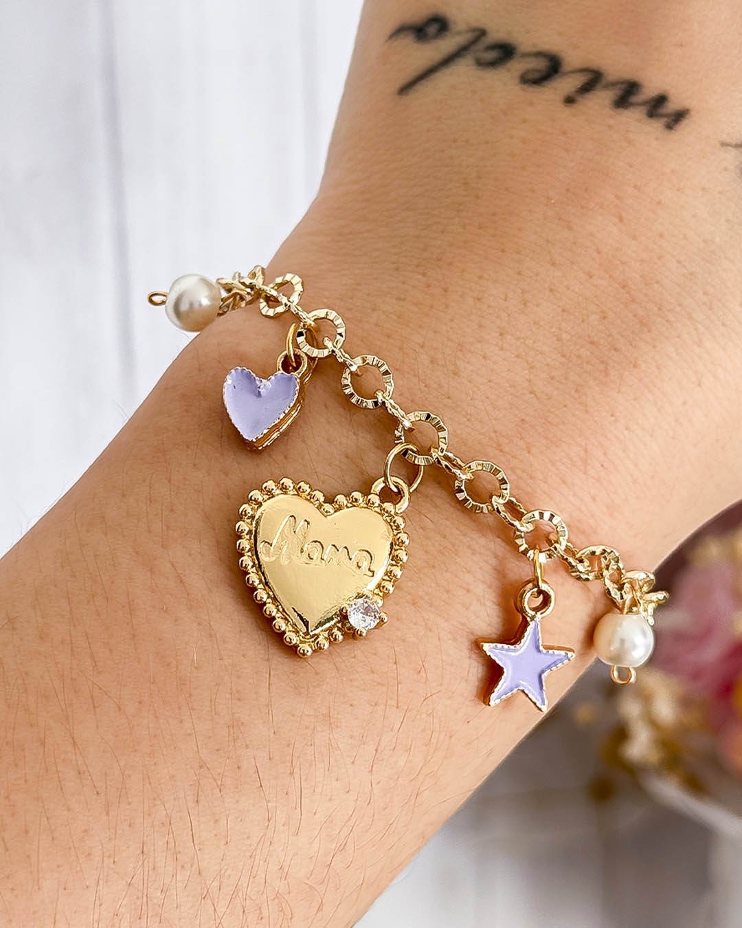 VALGATA pulsera corazón colgante