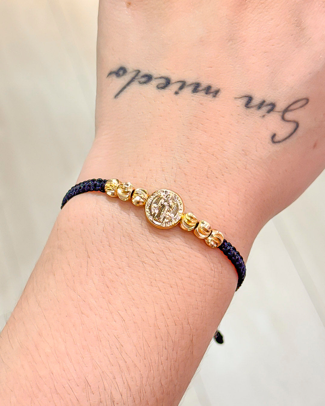 VALGATA pulsera laminado negra San Benito