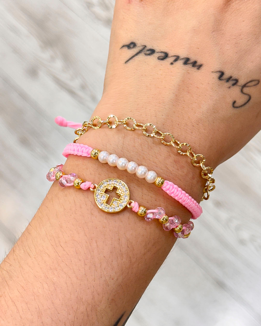 VALGATA pulsera tejida x3