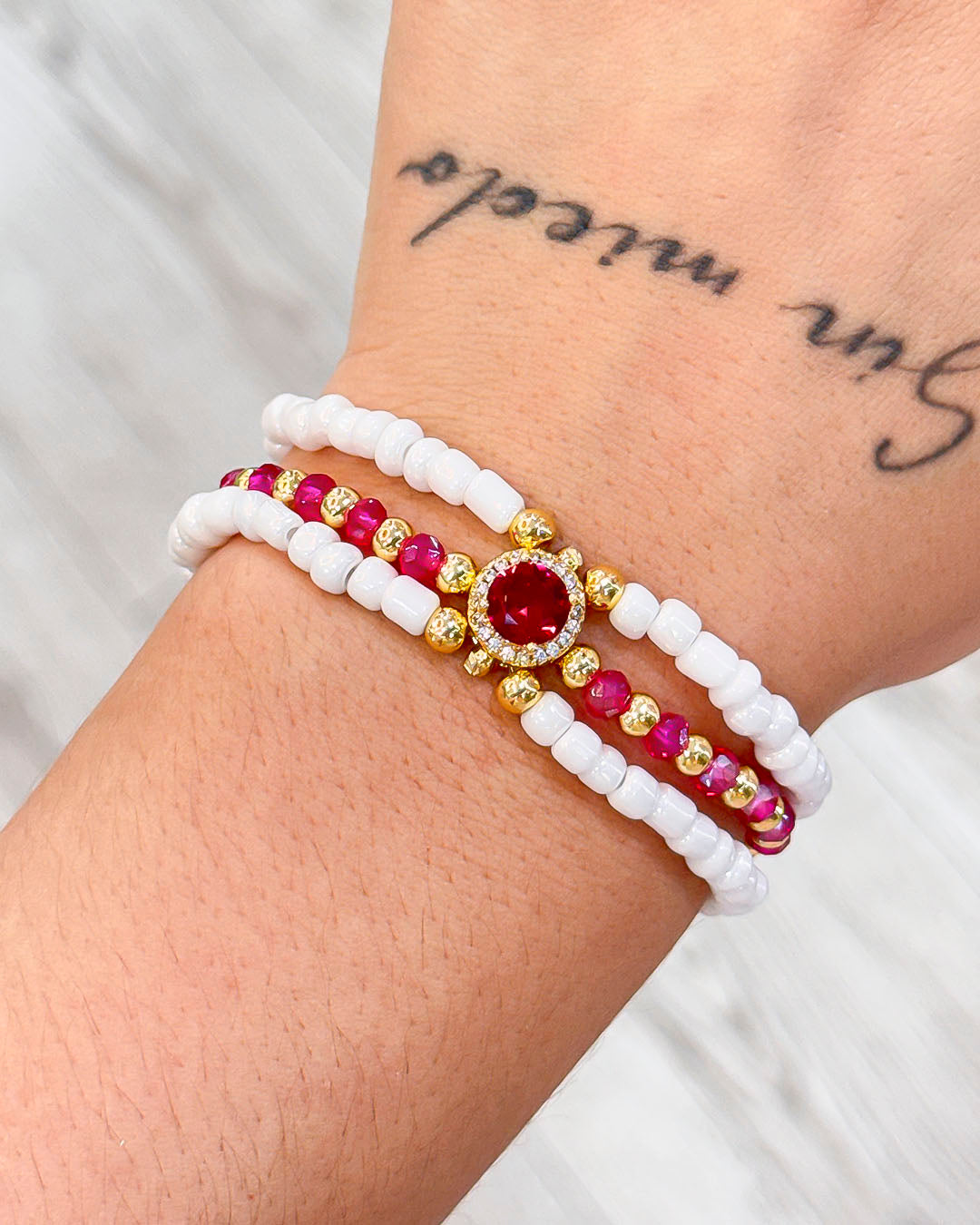 VALGATA pulsera x3 piedra
