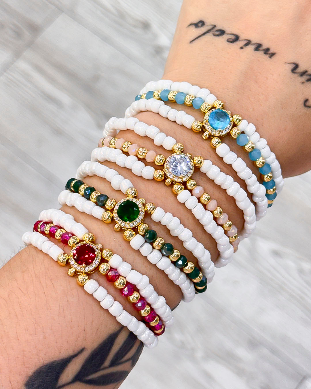 VALGATA pulsera x3 piedra