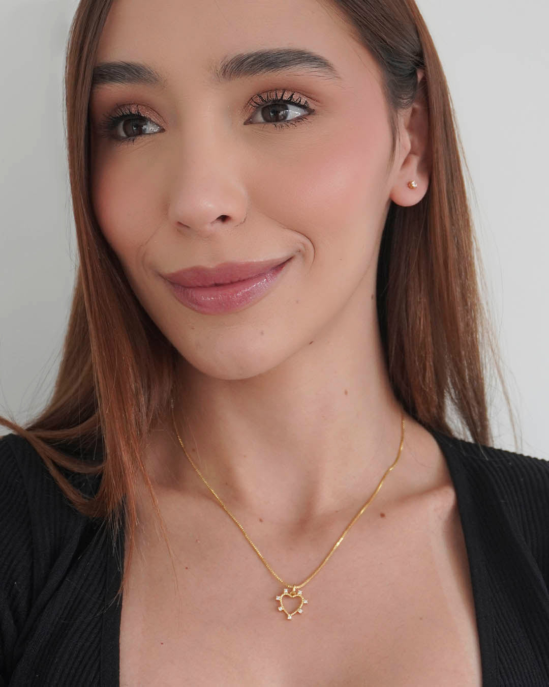 VALGATA set corazón circón