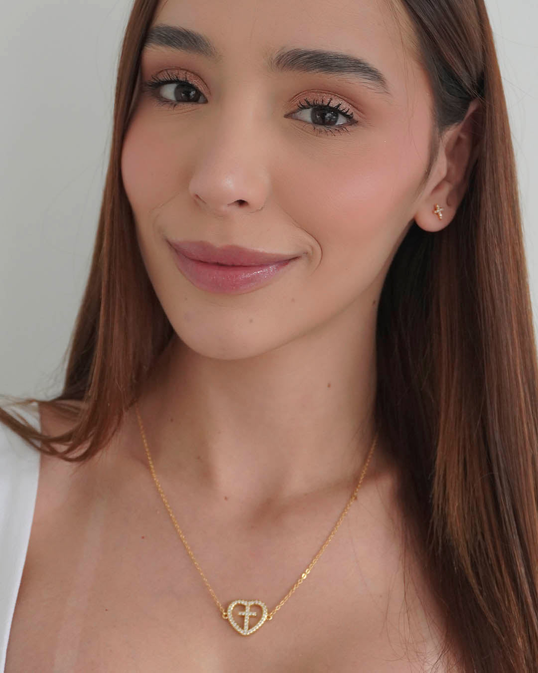 VALGATA set corazón cruz