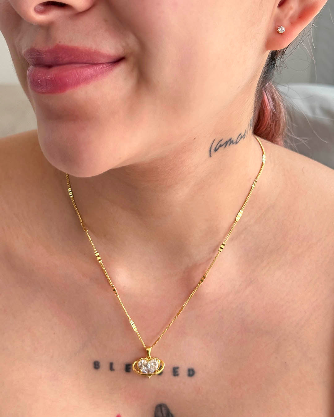 VALGATA set corazón dorado