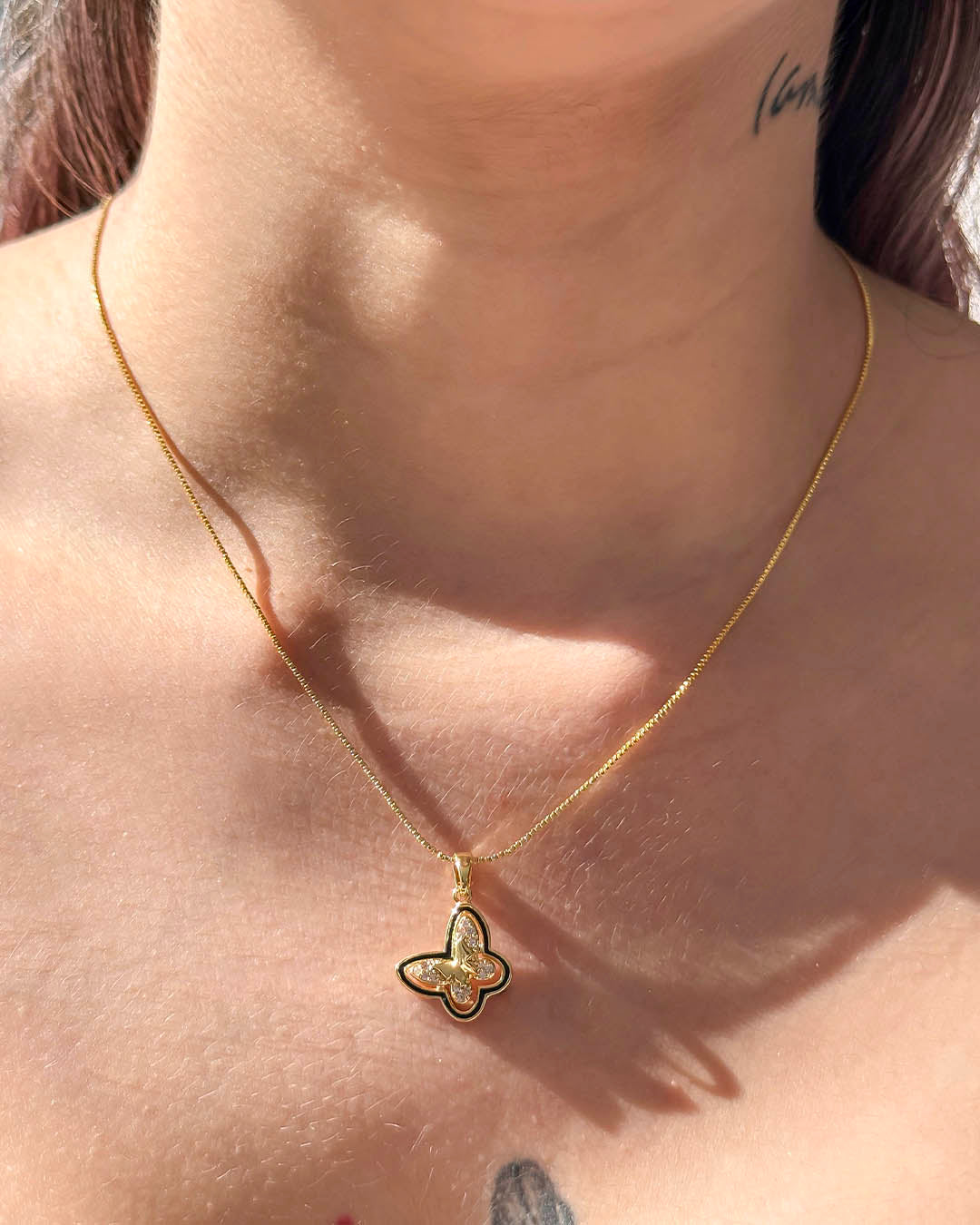 VALGATA set corazón mariposa