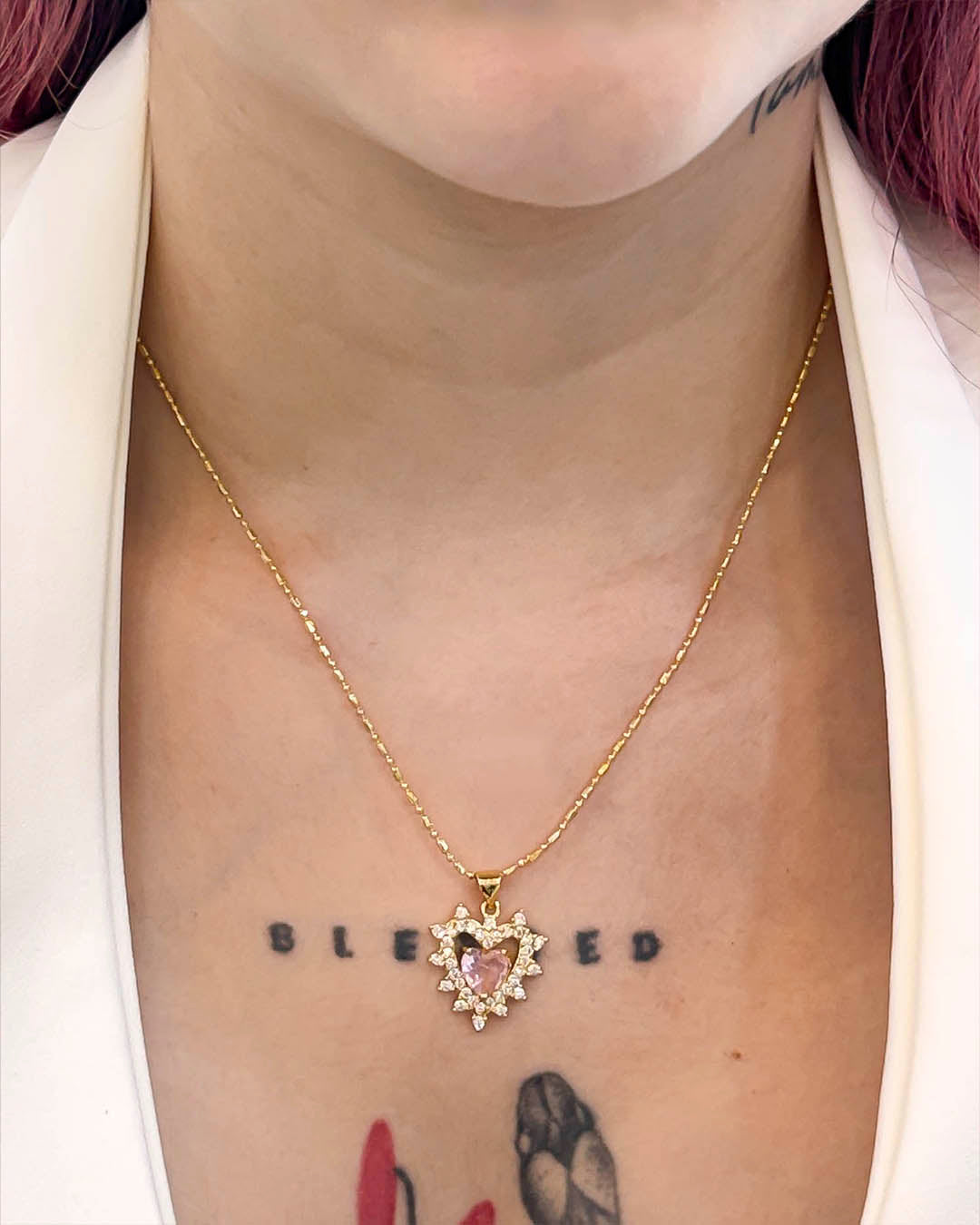 VALGATA set cadena corazón