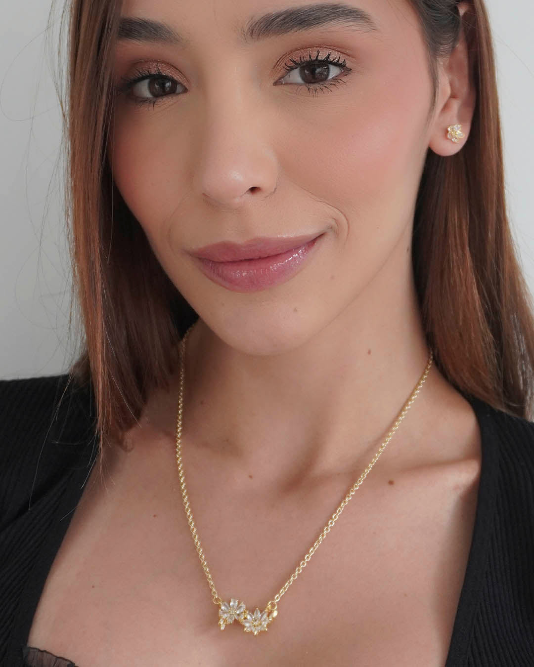 VALGATA set cadena topo flor