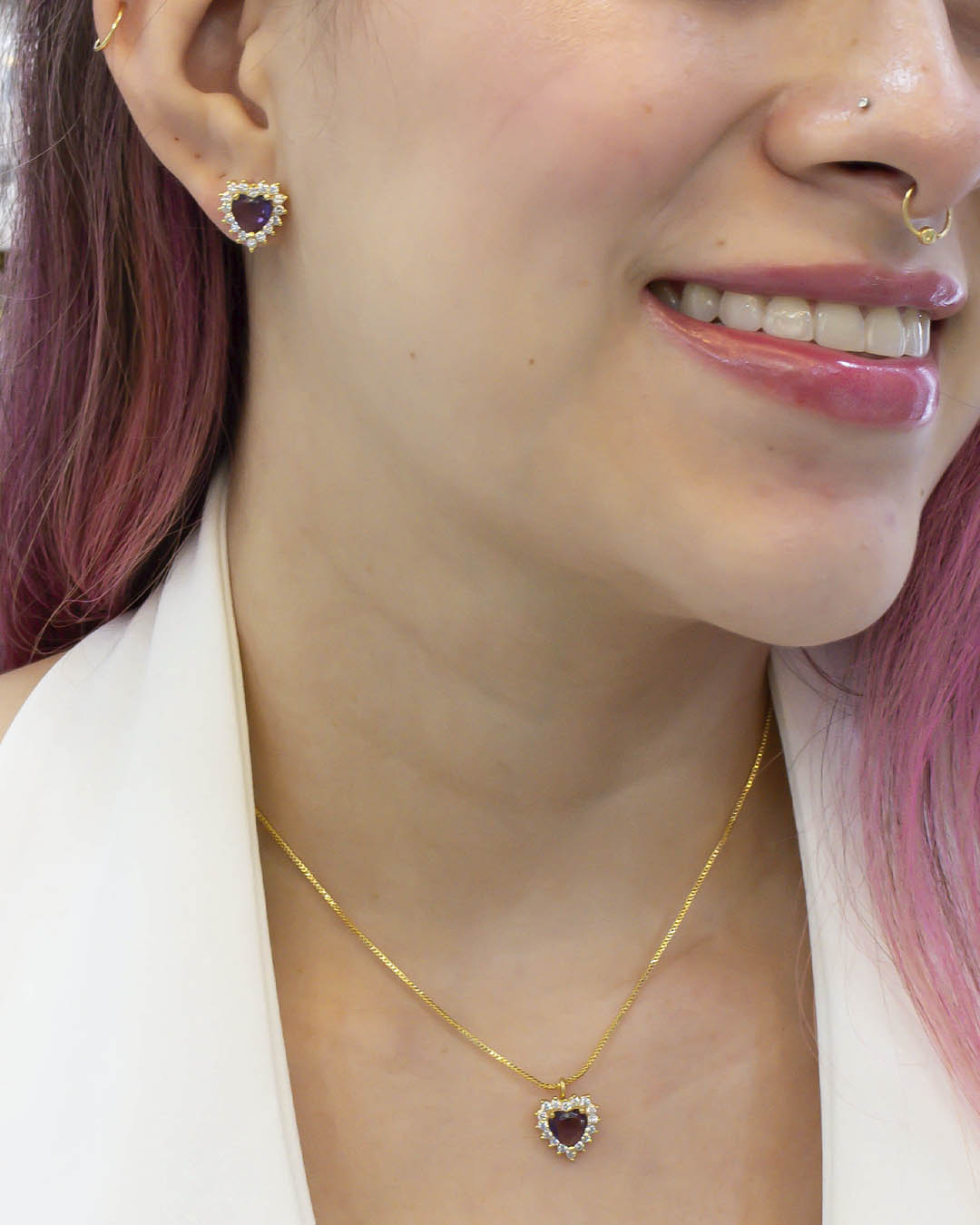 VALGATA corazón morado