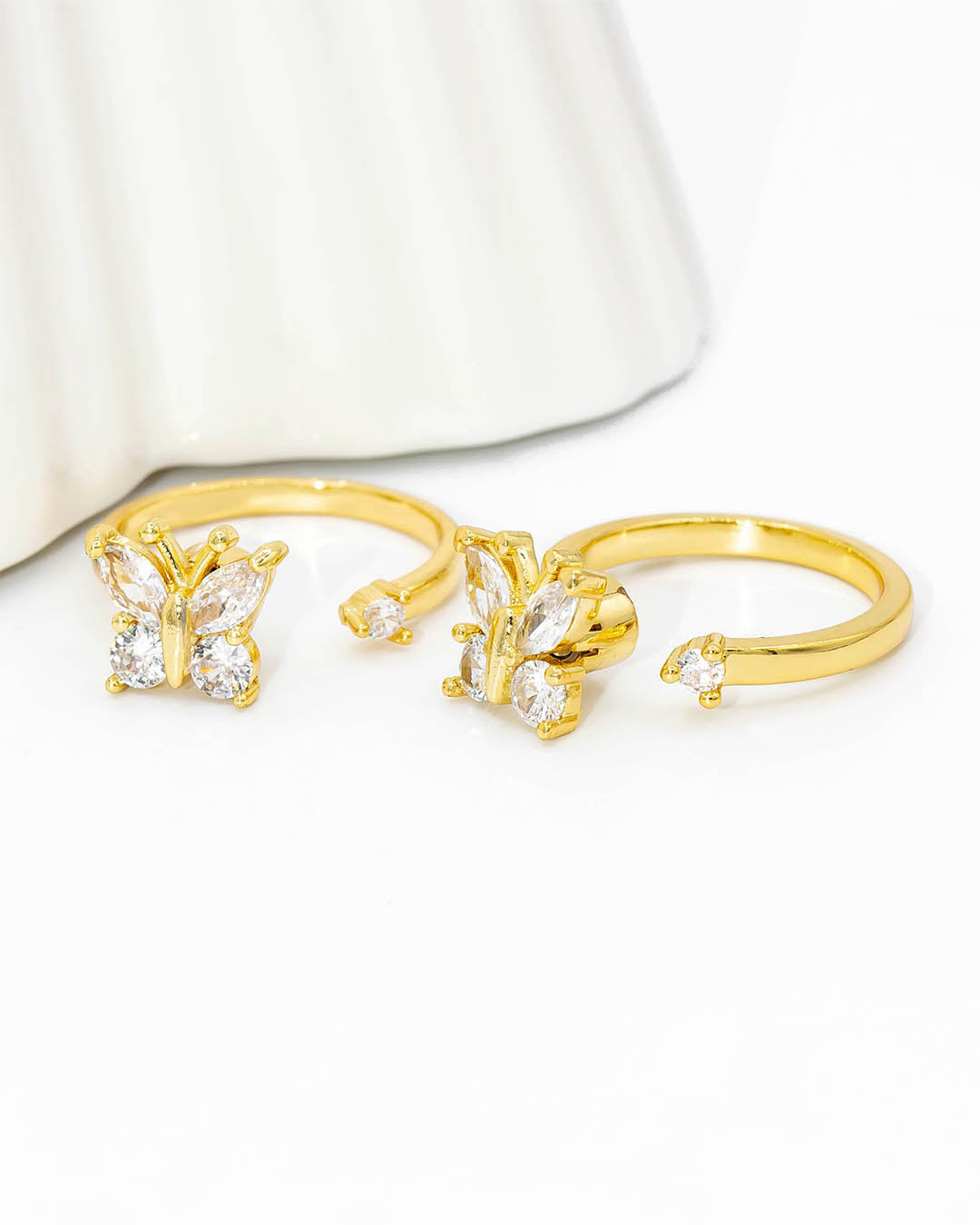 Anillo giratorio mariposa