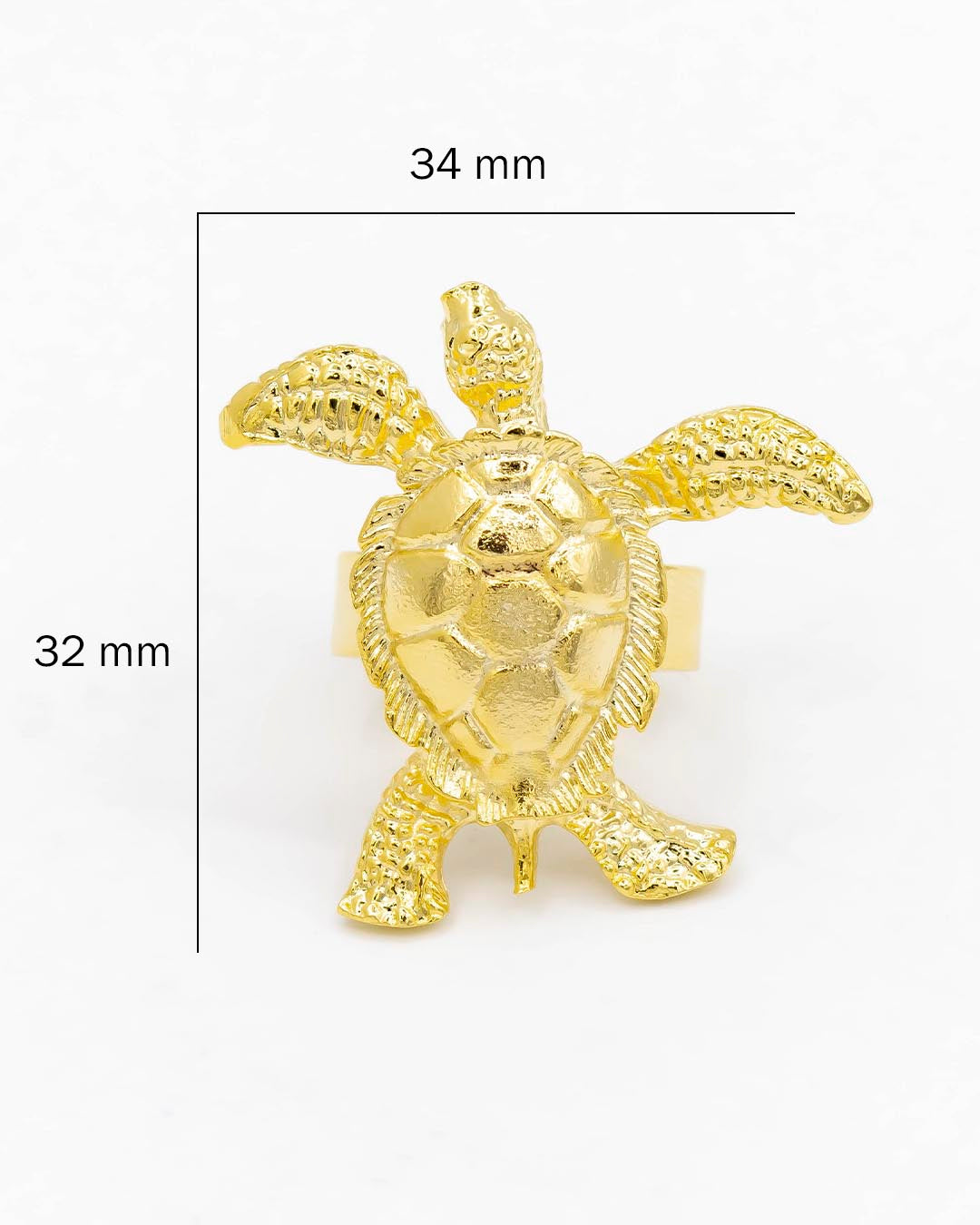 Anillo tortuga grande