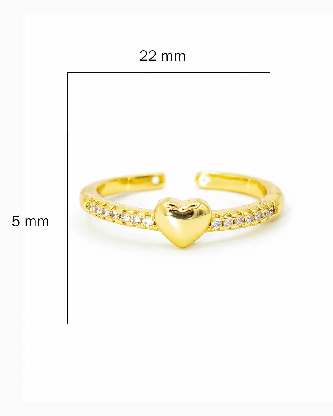 Anillo corazón