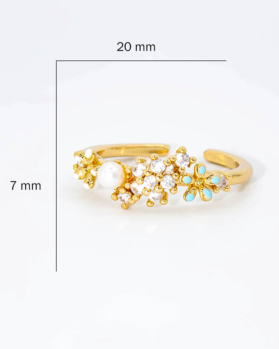 Anillo flores