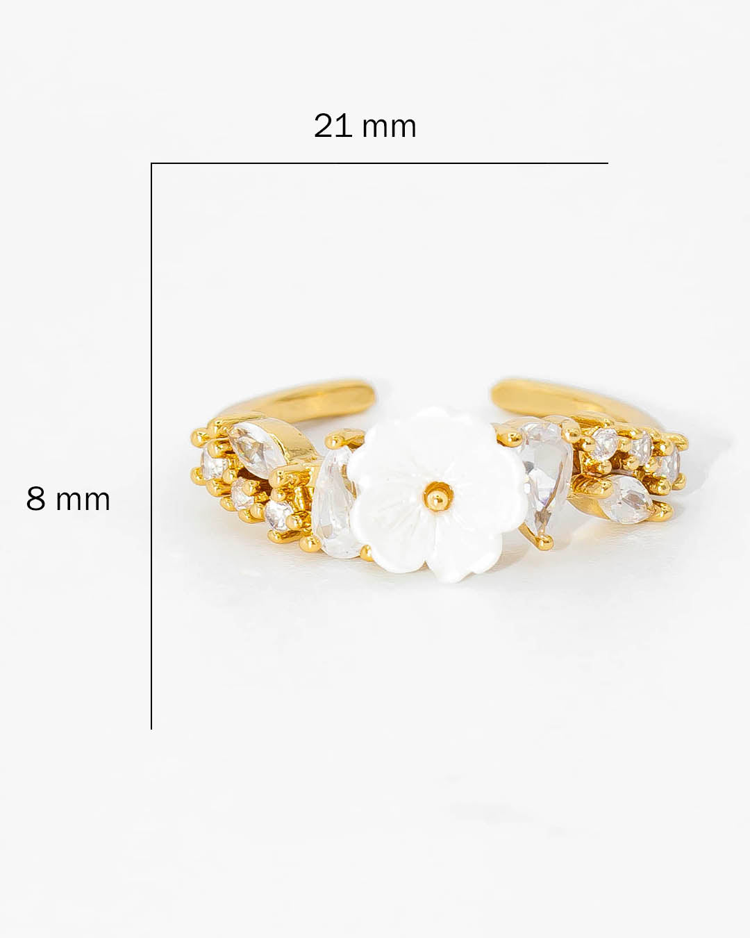Anillo flor